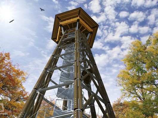 Třemšín view tower