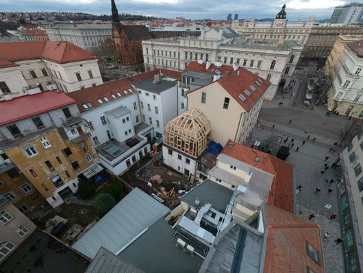 Attic extension in Brno